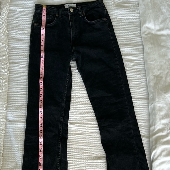 Zara black straight leg jeans - Picture 4 of 5